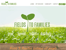 Tablet Screenshot of fieldstofamilies.org